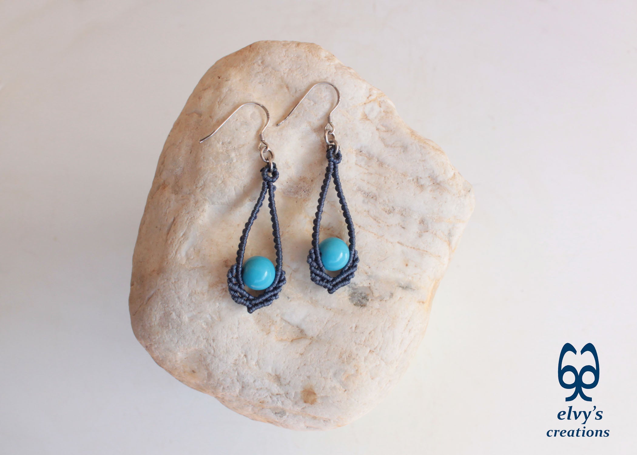 Jay King Sterling Silver Kingman Turquoise Drop Earrings - 20894564 | HSN