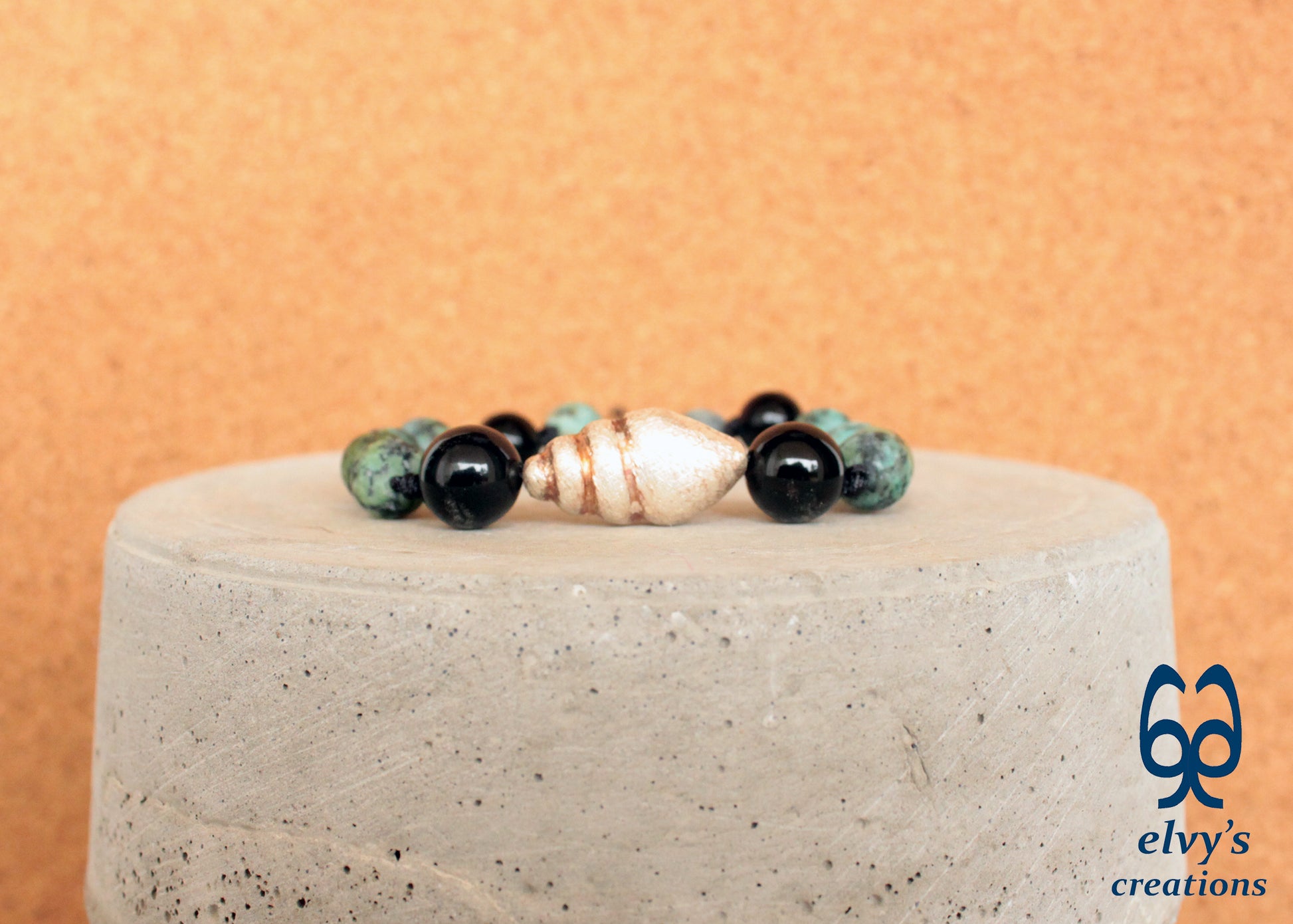 Black Macrame Bracelet with Turquoise with Onyx macrame Sambala beaded bracelet