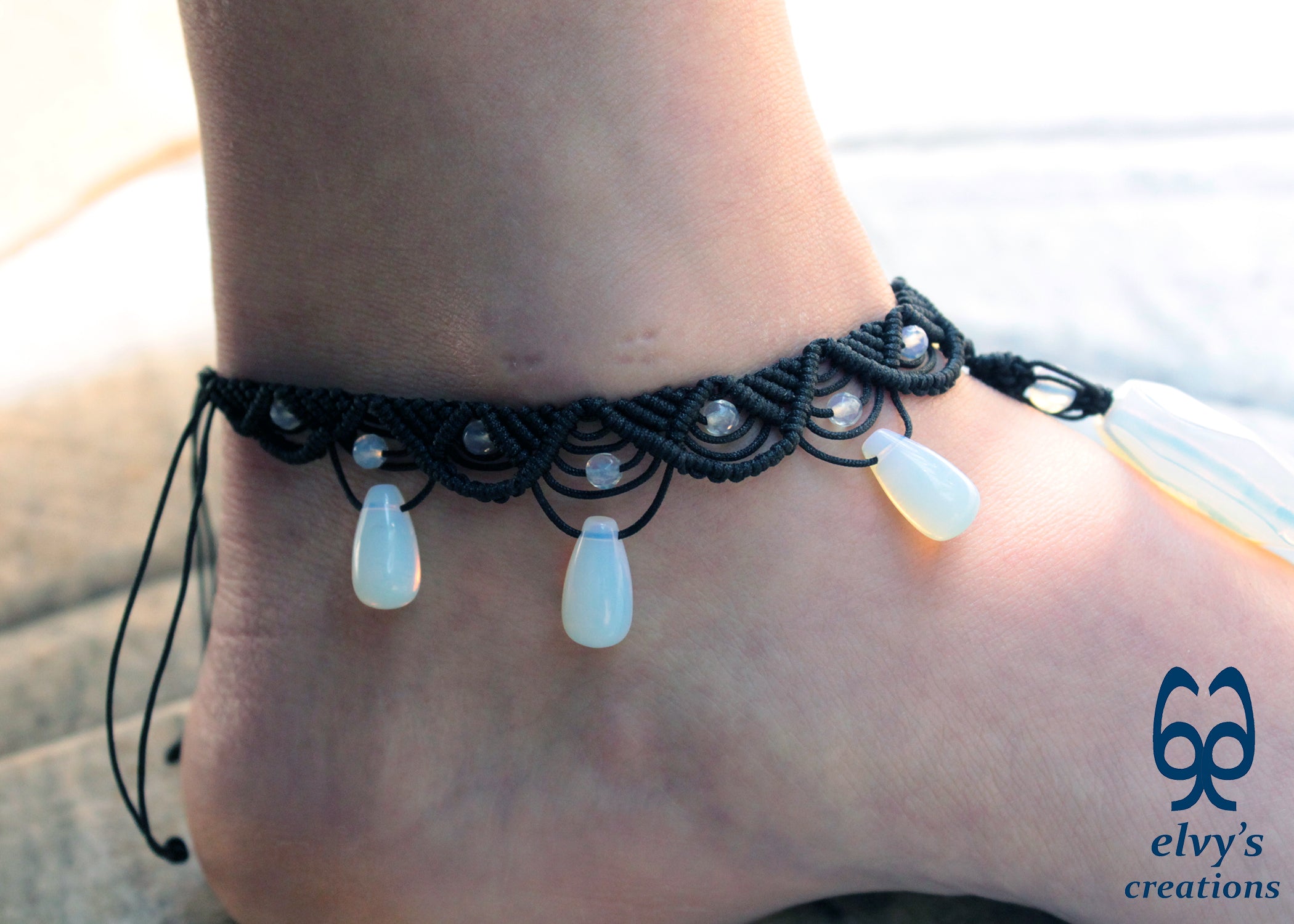 Gold Figaro Anklet|rhinestone Water Drop Anklet - Fashion Beach Barefoot  Sandals For Women